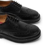 Grenson - Archie Leather Wingtip Brogues - Black