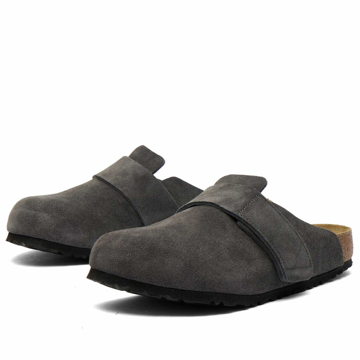 Birkenstock Men's Loma - END. Exclusive in Charcoal Suede