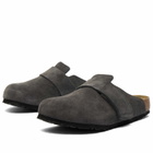 Birkenstock Men's Loma - END. Exclusive in Charcoal Suede