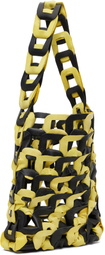 SC103 Black & Yellow Links Medium Tote