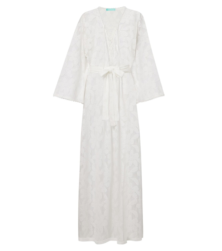 Photo: Melissa Odabash Nina floral sheer lace kaftan