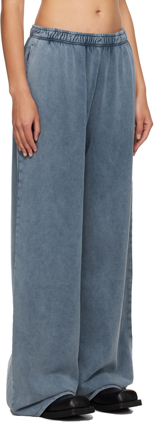 Acne Studios Blue Faded Lounge Pants Acne Studios