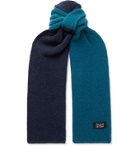 Howlin' - Laser Attack Two-Tone Wool Scarf - Blue