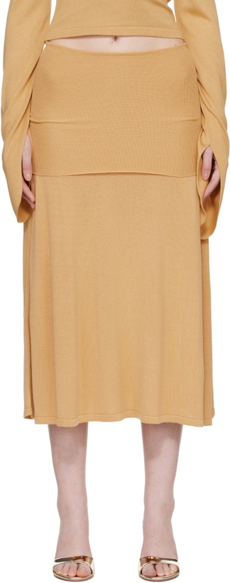 Photo: Aya Muse Tan Rylin Midi Skirt