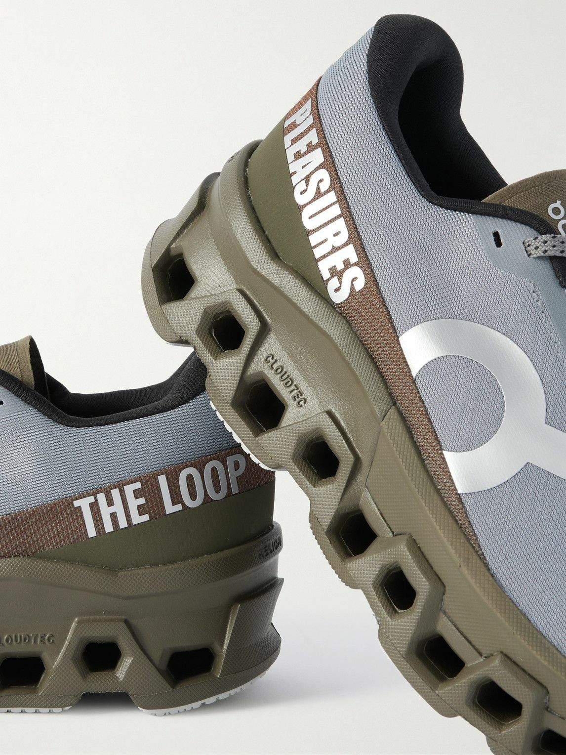 ON - PLEASURES The Loop Cloudmonster 2 Rubber-Trimmed Mesh Running