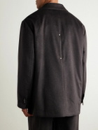 ssstein - Double-Breasted Cashmere Blazer - Brown