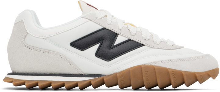 Photo: New Balance White & Gray RC30 Sneakers