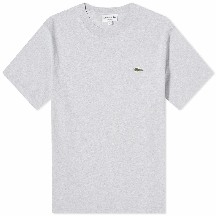 Photo: Lacoste Men's Classic Cotton T-Shirt in Silver Marl