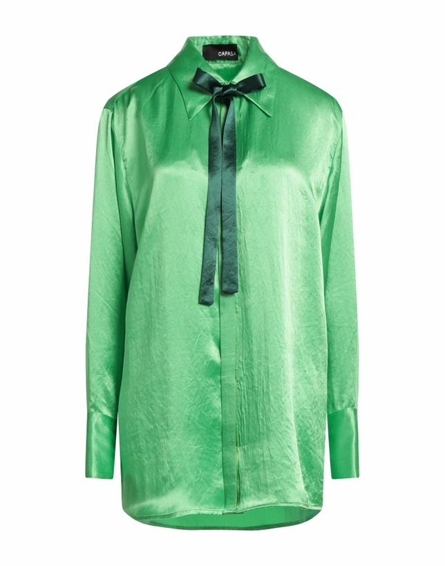 Photo: Capasa Milano Womens Shirt Light in Green