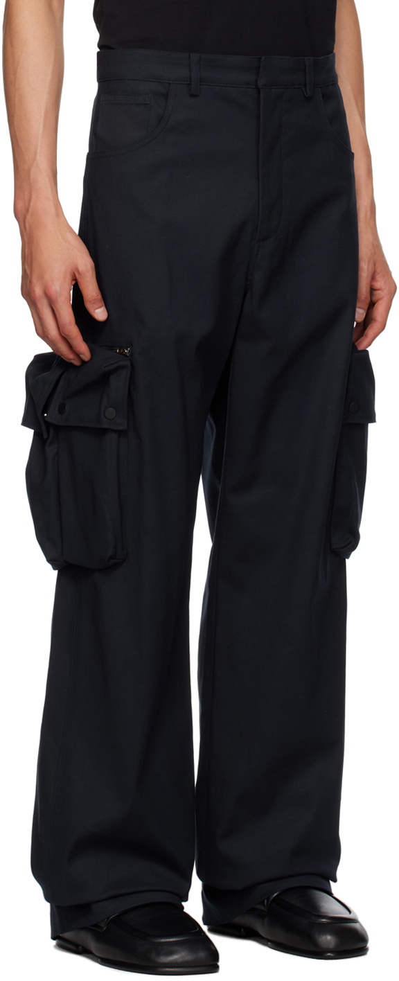 Botter Navy Concealed Pocket Cargo Pants