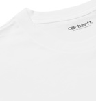 Carhartt WIP - Logo-Appliquéd Cotton-Jersey T-Shirt - White