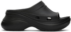 Balenciaga Black Crocs Edition Pool Slides