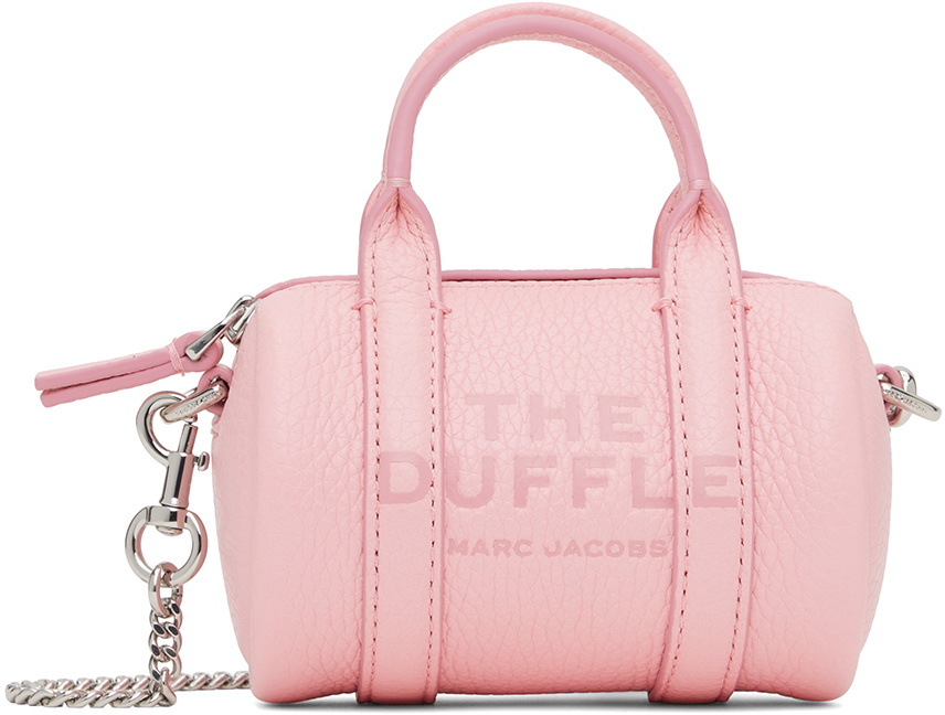 Marc Jacobs Pink 'The Leather Nano Duffle Crossbody' Bag Marc Jacobs