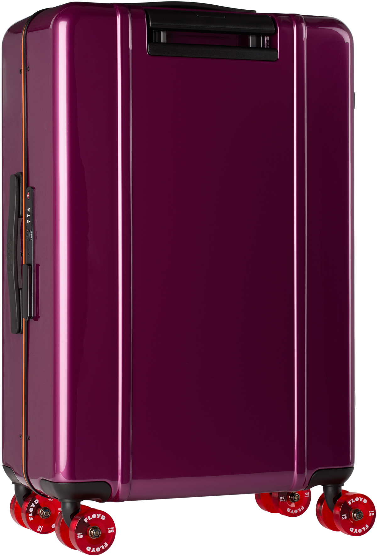 Floyd Purple Check-In Suitcase