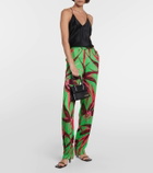 Louisa Ballou Floral straight pants