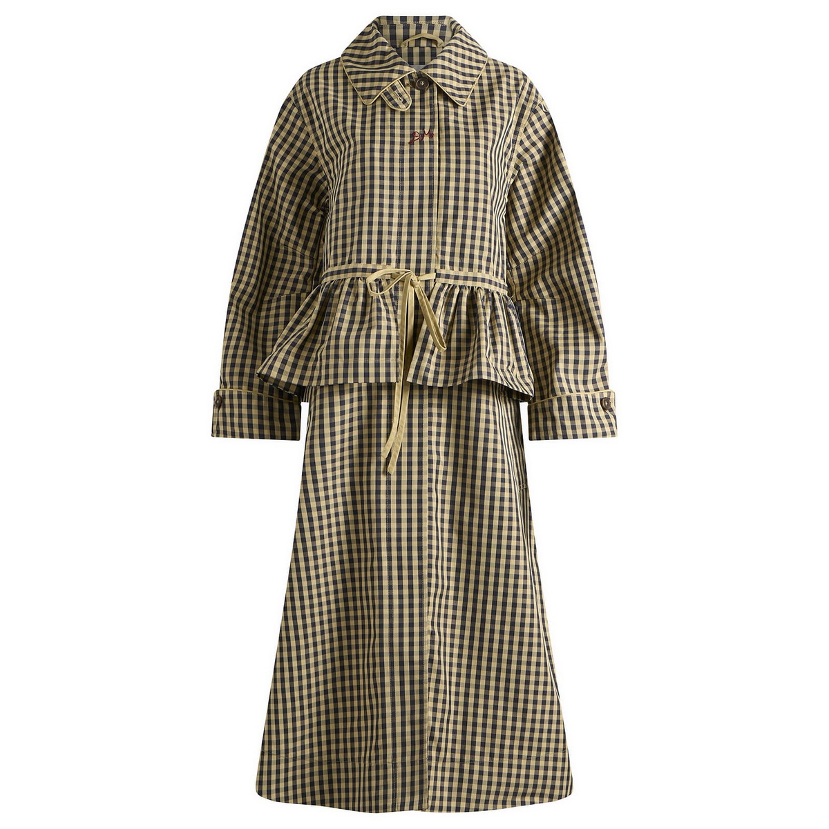 Damson Madder Women's Myrtle Trench Coat in Navy