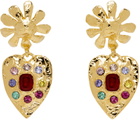 Mondo Mondo Gold Tropicana Earrings
