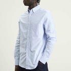 Portuguese Flannel Men's Belavista Button Down Oxford Shirt in Light Blue
