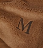 Max Mara - Monogrammed teddy blanket