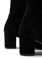 Stuart Weitzman Yuliana 60 Suede Sock Boots Black