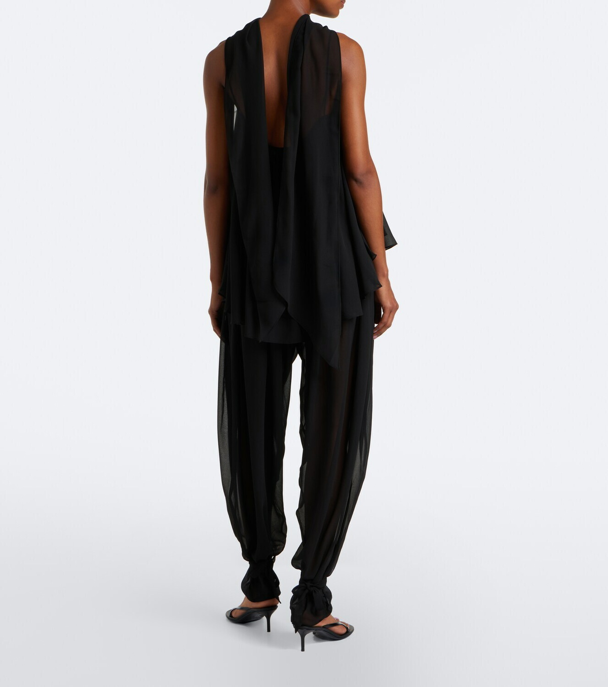 De La Vali Ines chiffon balloon pants