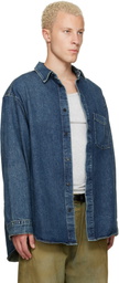 AGOLDE Navy Boyle Denim Shirt