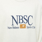 New Balance Men's Sports Club Crew Sweat in Oatmeal Heather