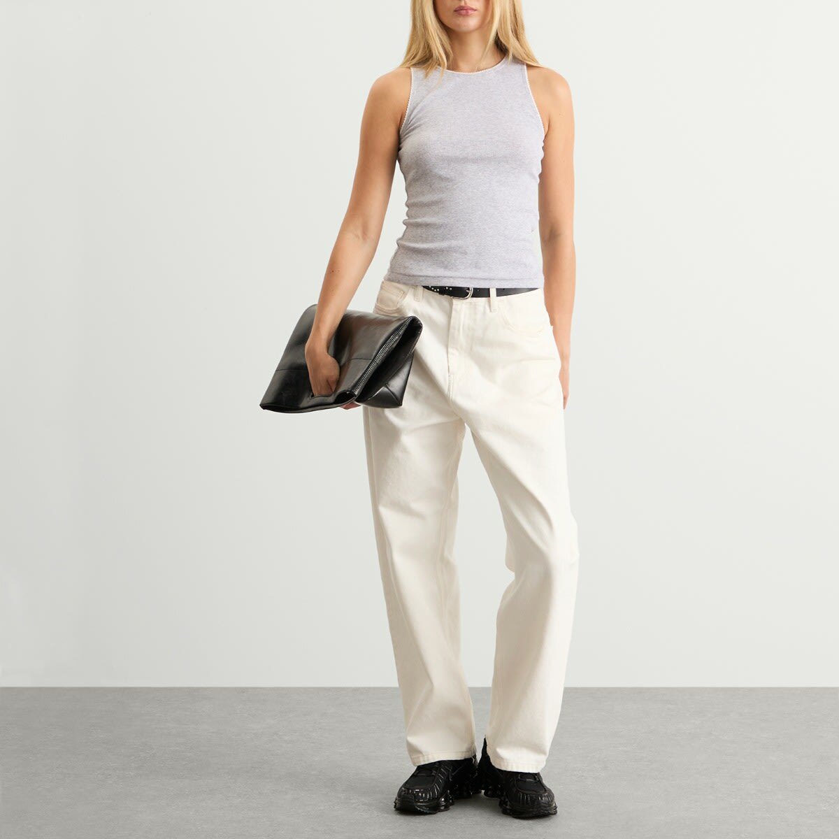 Samsøe Samsøe Women's Sajune Tank Top in Light Grey Mel.