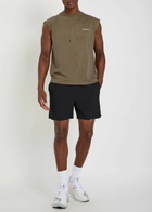 Satisfy Mothtech Muscle Distressed Cotton T-shirt Grey
