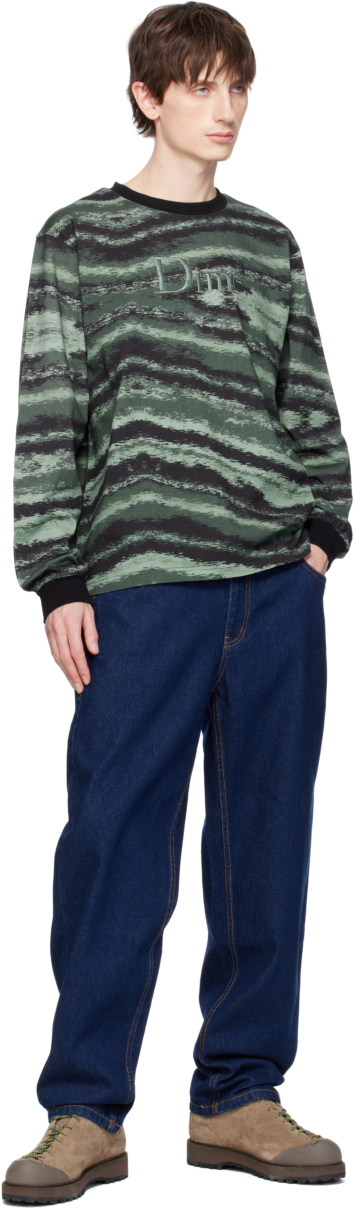 Dime Brush T-Shirt - Grass Seed main image 1