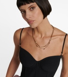 Alexander McQueen - Faux pearl skull necklace