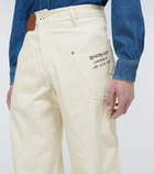 JW Anderson - Wide-leg denim cargo pants