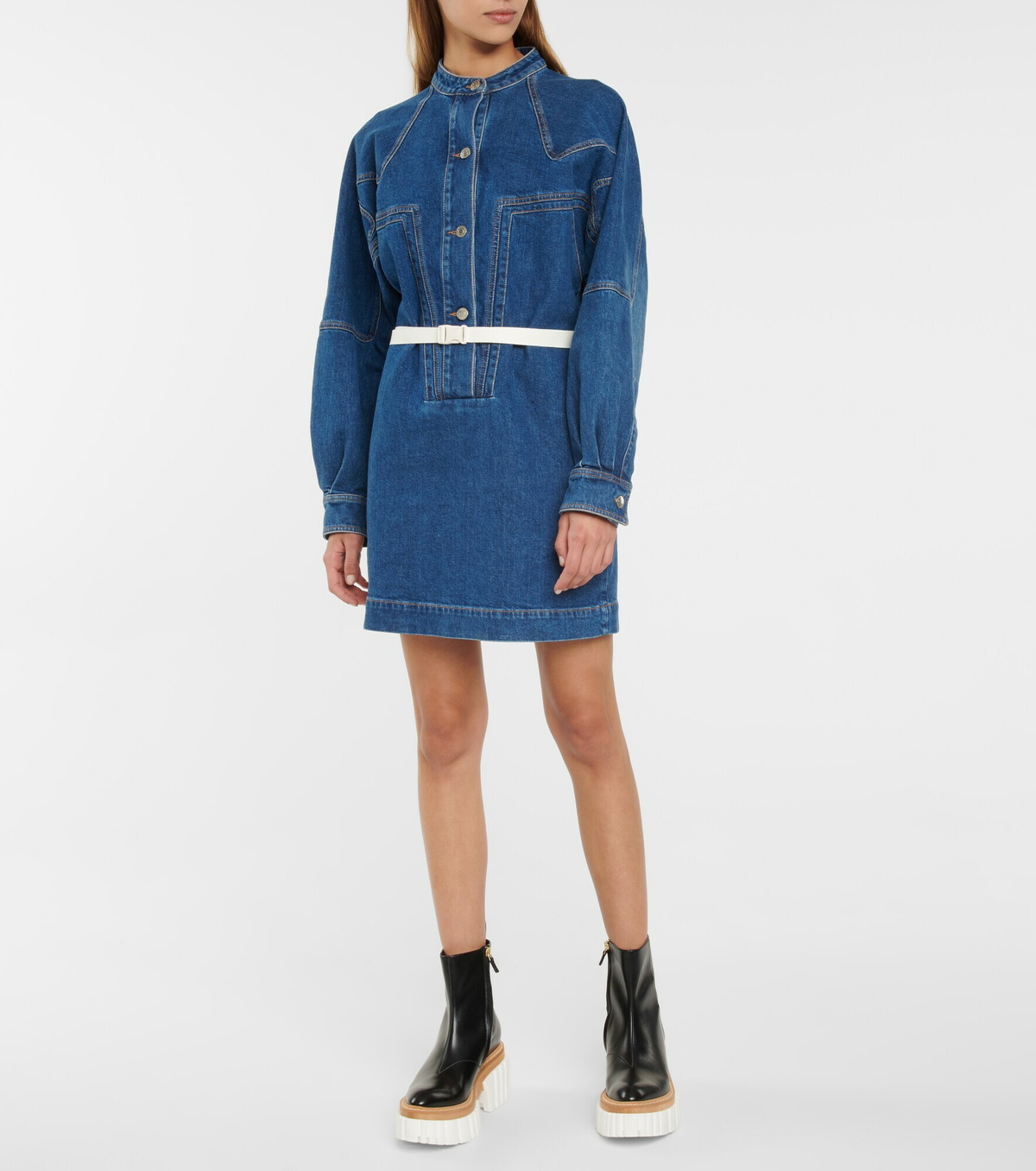 Stella McCartney - Denim shirt minidress Stella McCartney