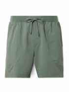 Lululemon - License to Train Linerless 7" Straight-Leg Stretch Recycled-Shell Drawstring Shorts - Green