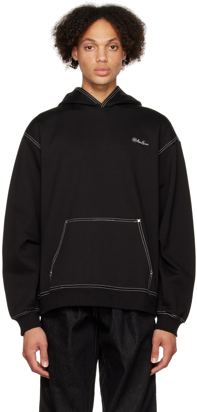 ★ADERERROR★ Fluic logo hoodie Noir ADER error Black Fluic Hoodie ADER error