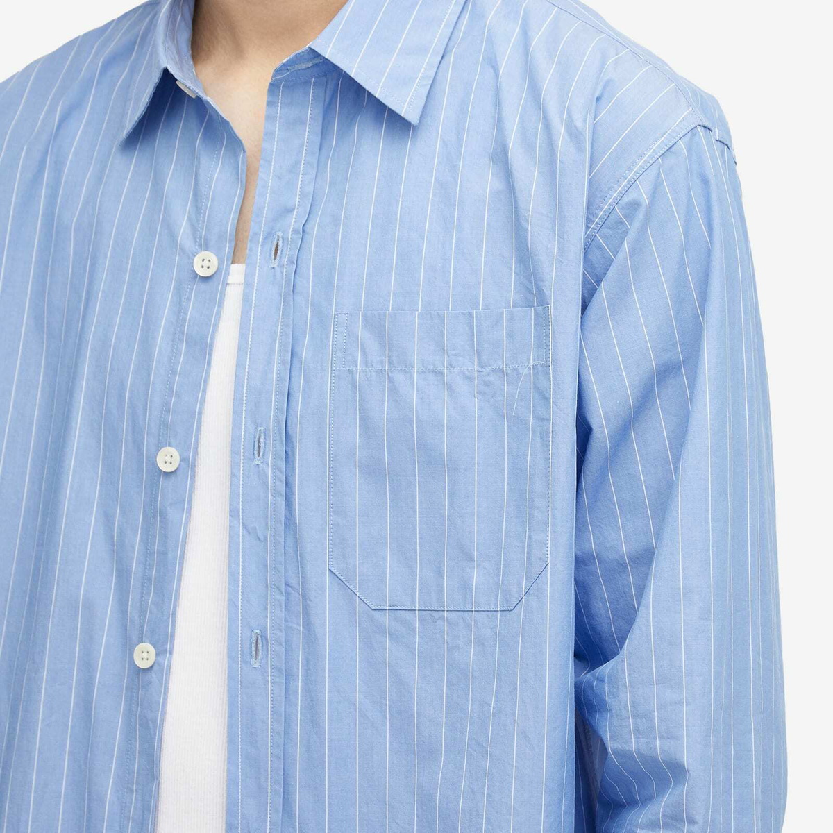 mfpen Men's Distant Shirt in Light Blue mfpen