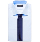 Emma Willis - Sky-Blue Slim-Fit Cotton Oxford Shirt - Blue