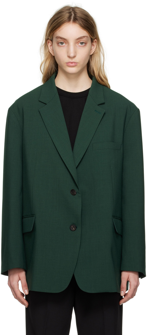 【関税込み】The Frankie Shop グリーン Bea トラウザーズ Bea high-rise straight pants in green - The Frankie Shop