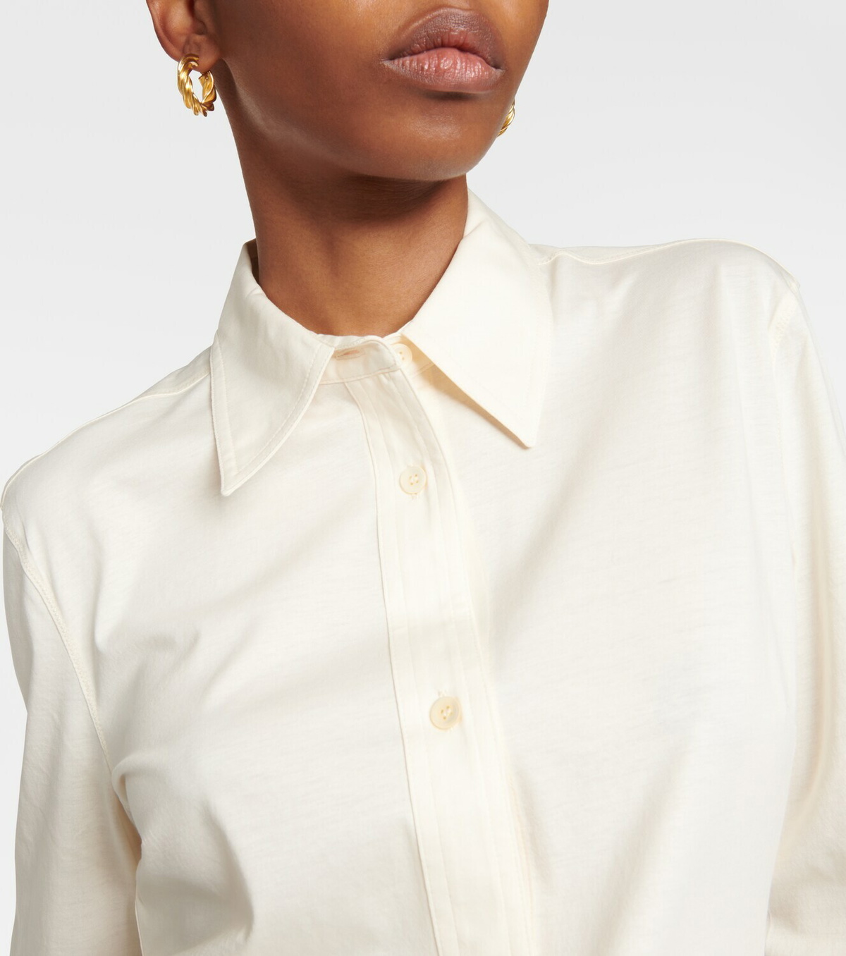 Toteme Cotton jersey shirt