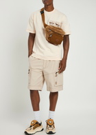 Moncler Grenoble Day-namic Stretch-cotton T-shirt Cream