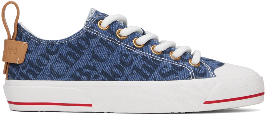 Photo: See by Chloé Navy Aryana Sneakers