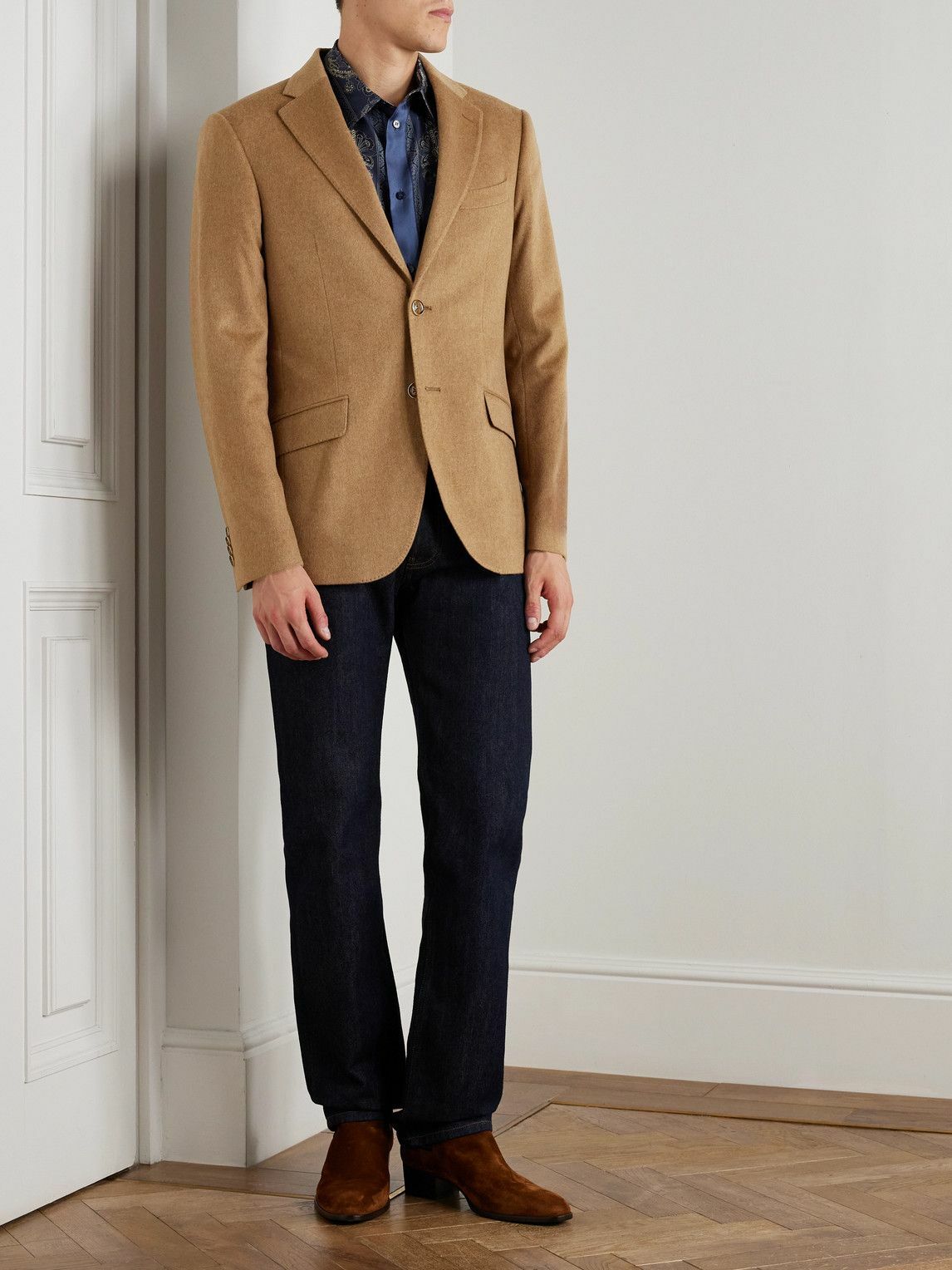 Etro - Roma Cashmere Blazer - Brown