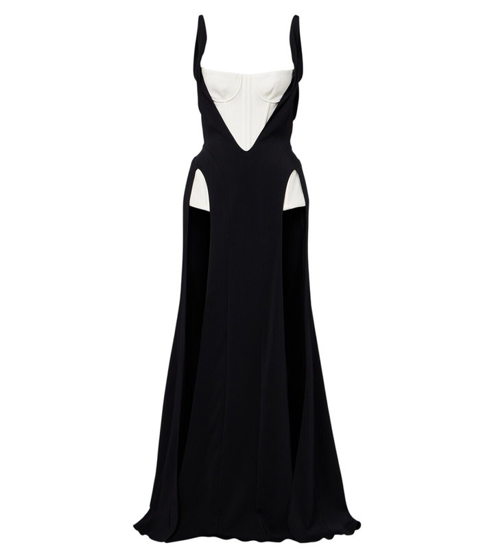 Photo: Mugler re/edit Jeu de Paume crêpe gown