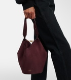 Khaite Lotus Mini calf hair tote bag