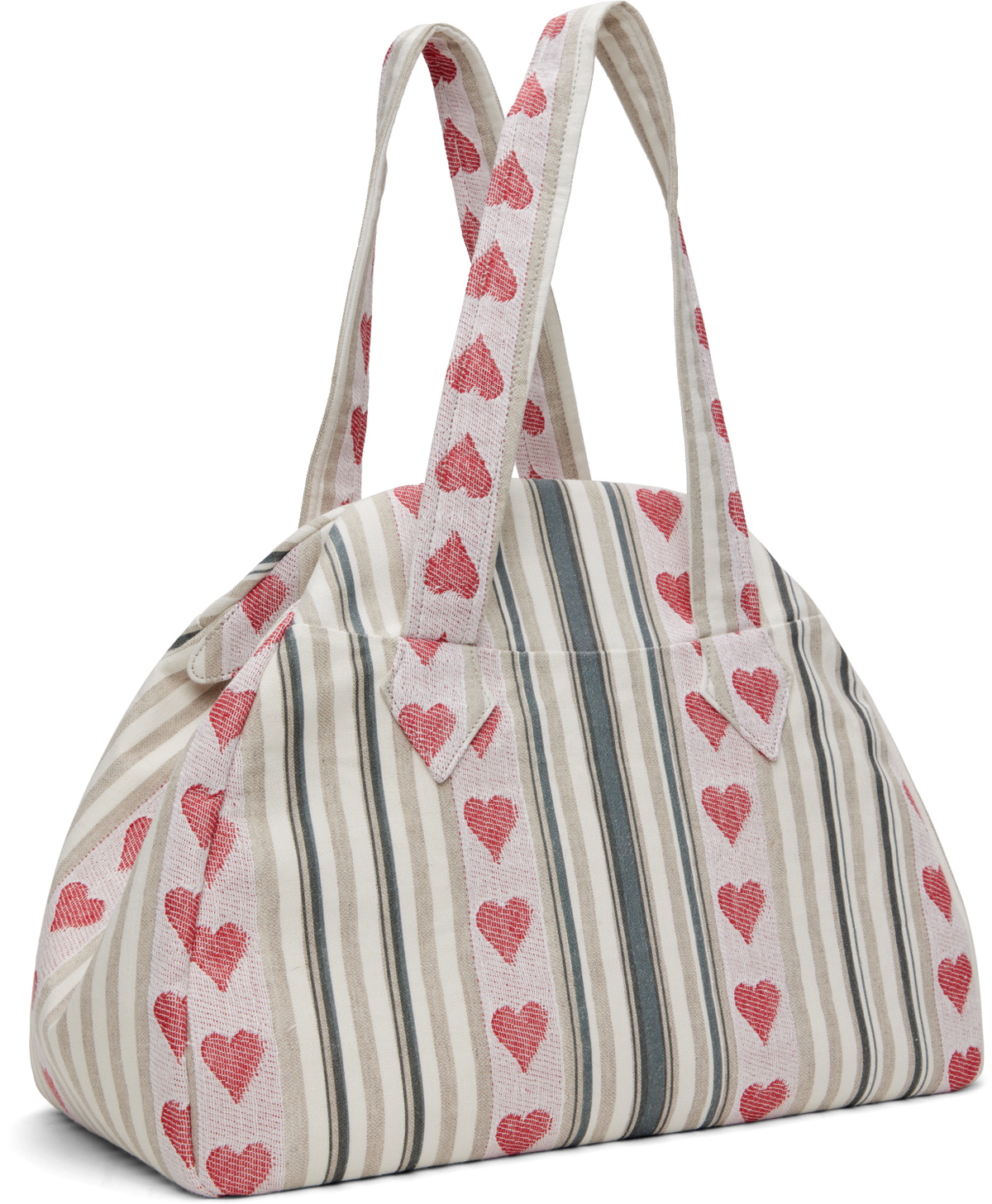 Vivienne Westwood Beige Large Archive Yasmine Hand Bag Vivienne
