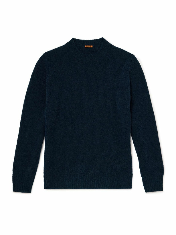 Photo: Barena - Wool-Blend Chenille Sweater - Blue
