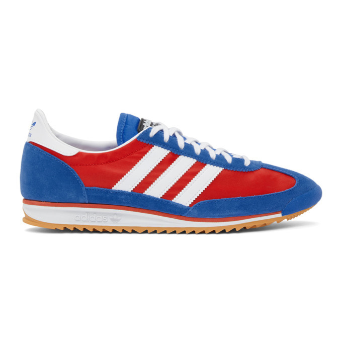 adidas VOLKOVA Red and Blue SL72 Low-Top Sneakers adidas LOTTA