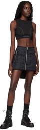 Heron Preston Black Ex-Ray Miniskirt