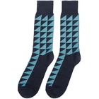 Paul Smith Blue Triangle Socks