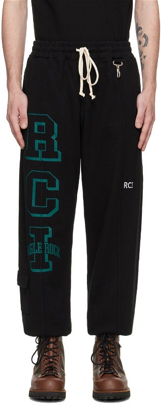 Photo: Reese Cooper Black Pinched Seam Lounge Pants
